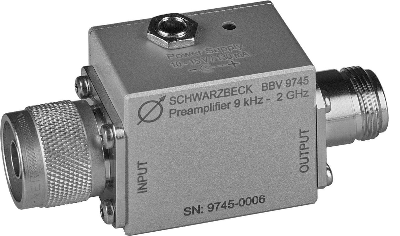 Schwarzbeck BBV 9745 Broadband Preamplifier