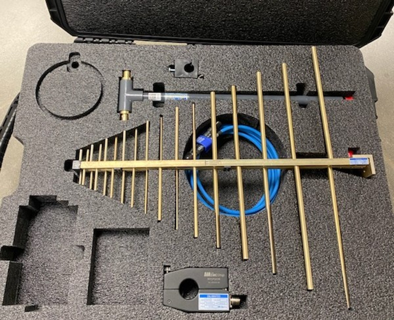 Level II - loop antenna, log periodic antenna, RF cables, current probe