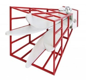 RF Spin QRH11 730 MHz - 11 GHz Quad Ridged Horn Antenna