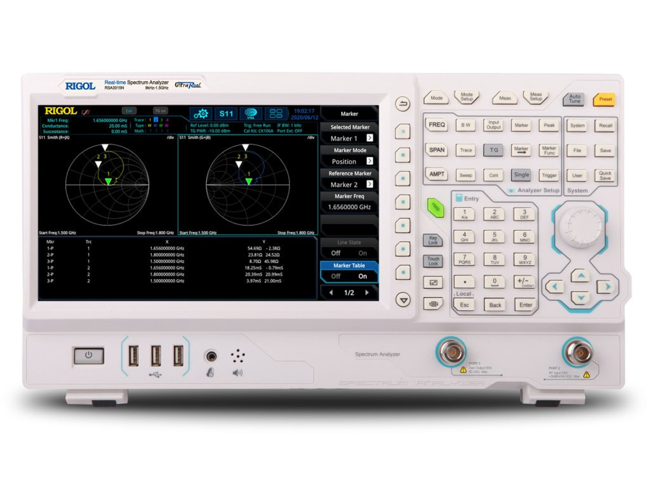 Rigol RSA3015N - 1.5 GHz Real-Time Spectrum Analyzer with Vector Network Analysis