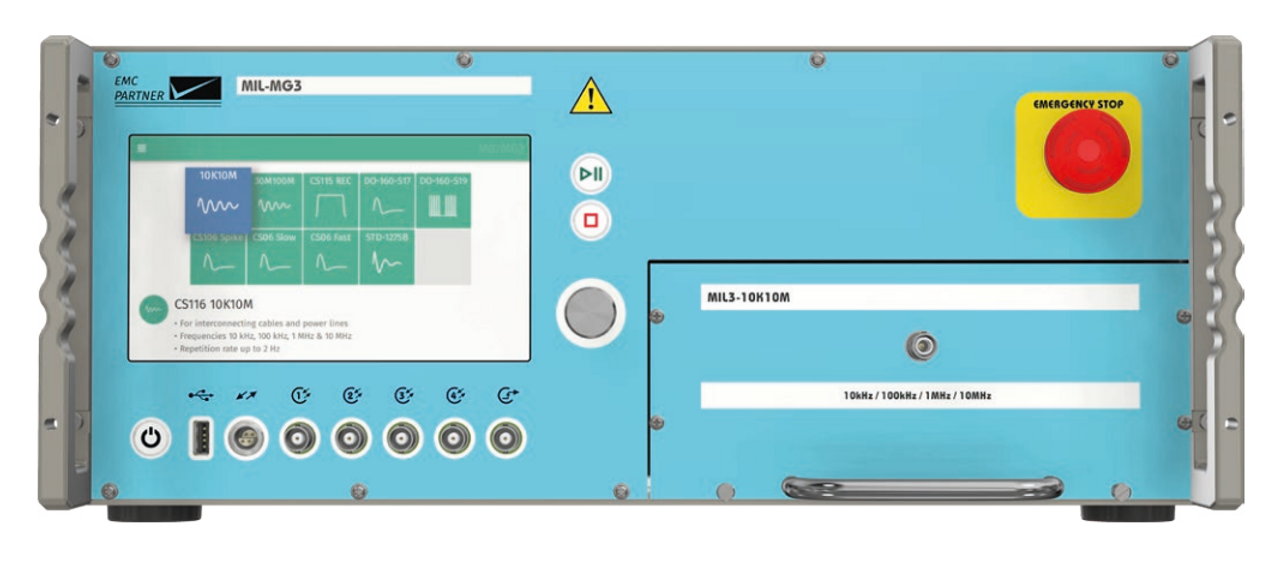 EMC Partner MIL3000 MG3 Impulse Test System for CS115 & CS116