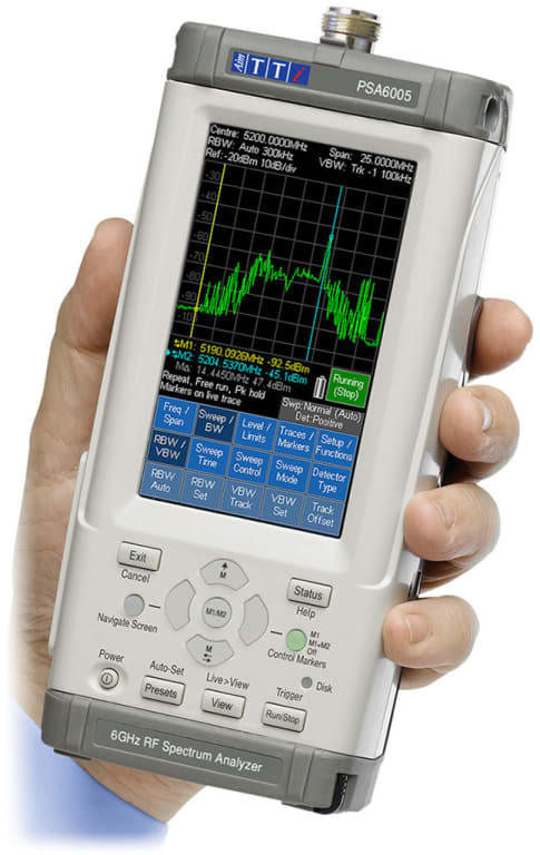 TTi PSA6005 Handheld Spectrum Analyzer 6 GHz - The EMC Shop