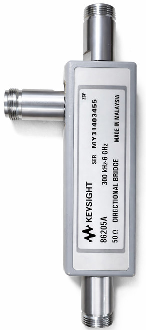 Keysight 86205A Directional Bridge, 300 kHz–6 GHz, 50 Ohm, Type-N Female RF Bridge