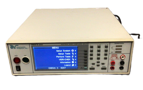 Associated Research OMNIA II 8207 Multi-Function Safety Compliance Analyzer