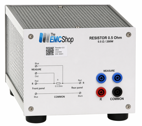 MRL0.5 Measuring Resistor 0.5 Ohm 200 W Front View