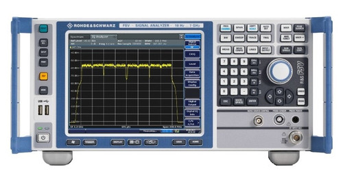 Front: Rohde & Schwarz FSV 7 Signal/Spectrum Analyzer -- The EMC Shop