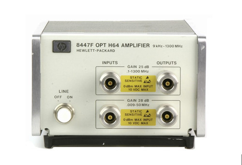 HP 8447F-H64 RF Amplifier 9 KHz to 1300 MHz