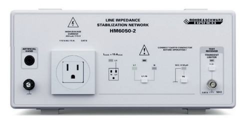 Rohde & Schwarz HM6050 Two-Line V-Network Line Impedance Stabilization Network, 9 kHz to 30 MHz, CISPR 16