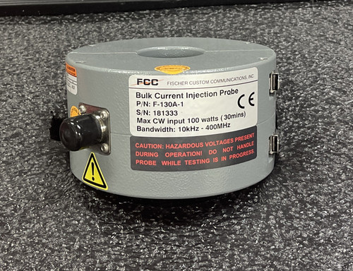 Fischer/FCC F-130A-1 Bulk Current Injection Probe