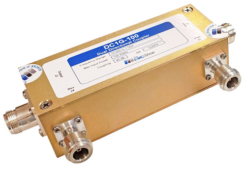 DC1G-100 10 kHz - 1 GHz, 100 Watt Dual Directional Coupler