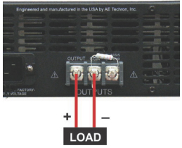 Connecting the Load - AE Techron 7224