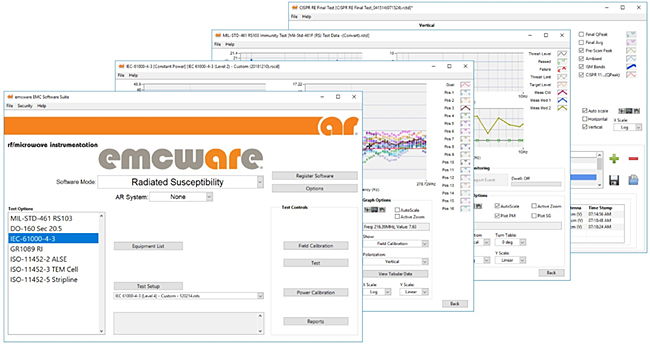 Amplifier Research emcware EMC Software Suite Version 4.0