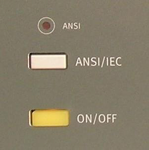 Button ANSI / IEC (Option)