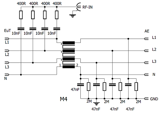 Fig. 5: Principal Circuitry CDN M4 32A 1000V