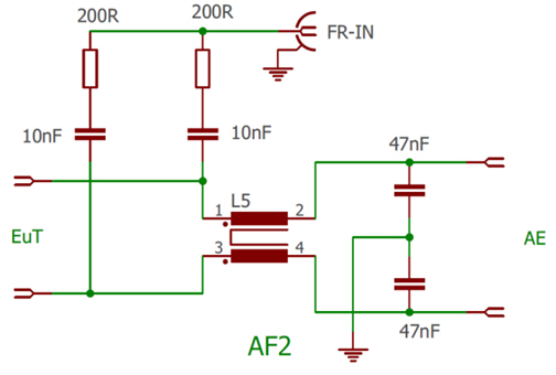 Schwarzbeck CDN AF2 Principal Circuitry