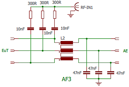 Schwarzbeck CDN AF3 Principal Circuitry