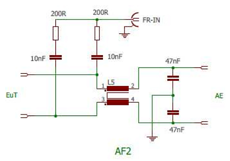 Schwarzbeck CDN M2 16A 1000V Principal Circuitry