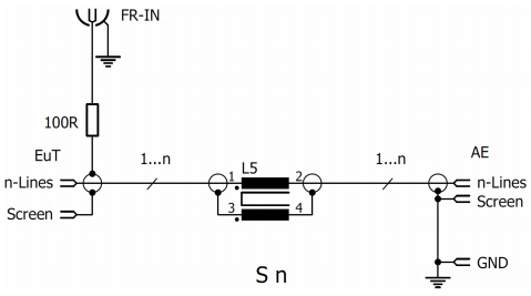 Fig. 4: Principal Circuitry CDN S8 RJ45