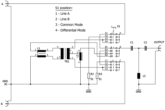 Fig. 2. Schematic Circuit Diagram of the CMDM 8700