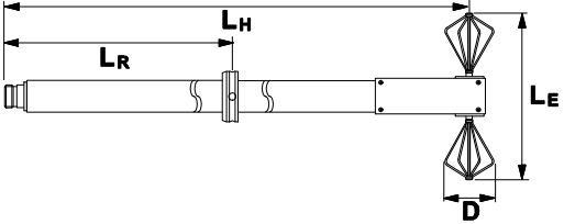 Schwarzbeck SBA 9113 Microwave Biconical Antenna