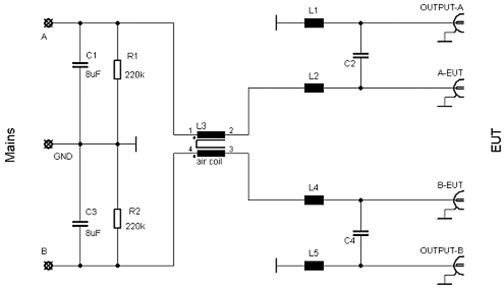 Simplified Circuitry of the AMN TEMP 8400