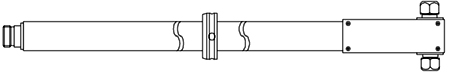 Schwarzbeck UBAA 9115 VHF-UHF Broadband Balun / Holder