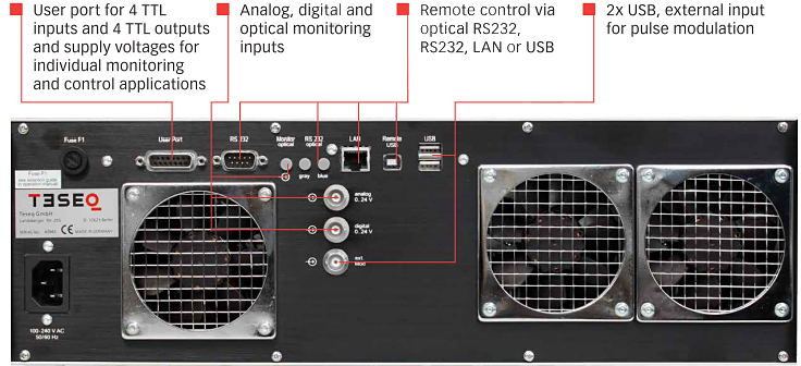 Back Panel Teseq NSG 4031