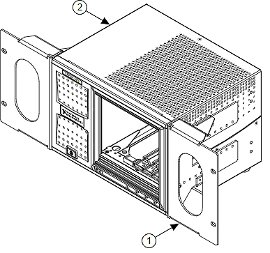 Figure 3. NI Chassis Rack Mount Kit Components