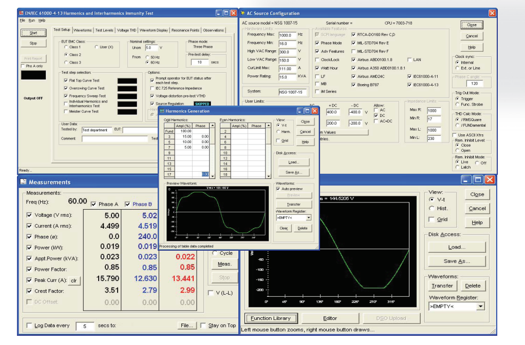 remote control software for the Teseq NSG 1007-5