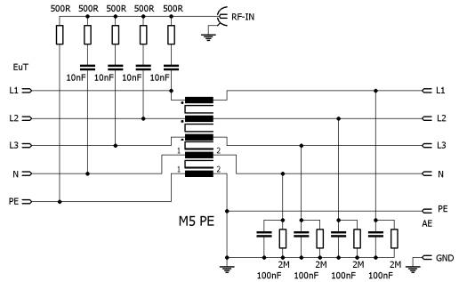 Fig. 3: principal circuitry CDN M5PE 250A
