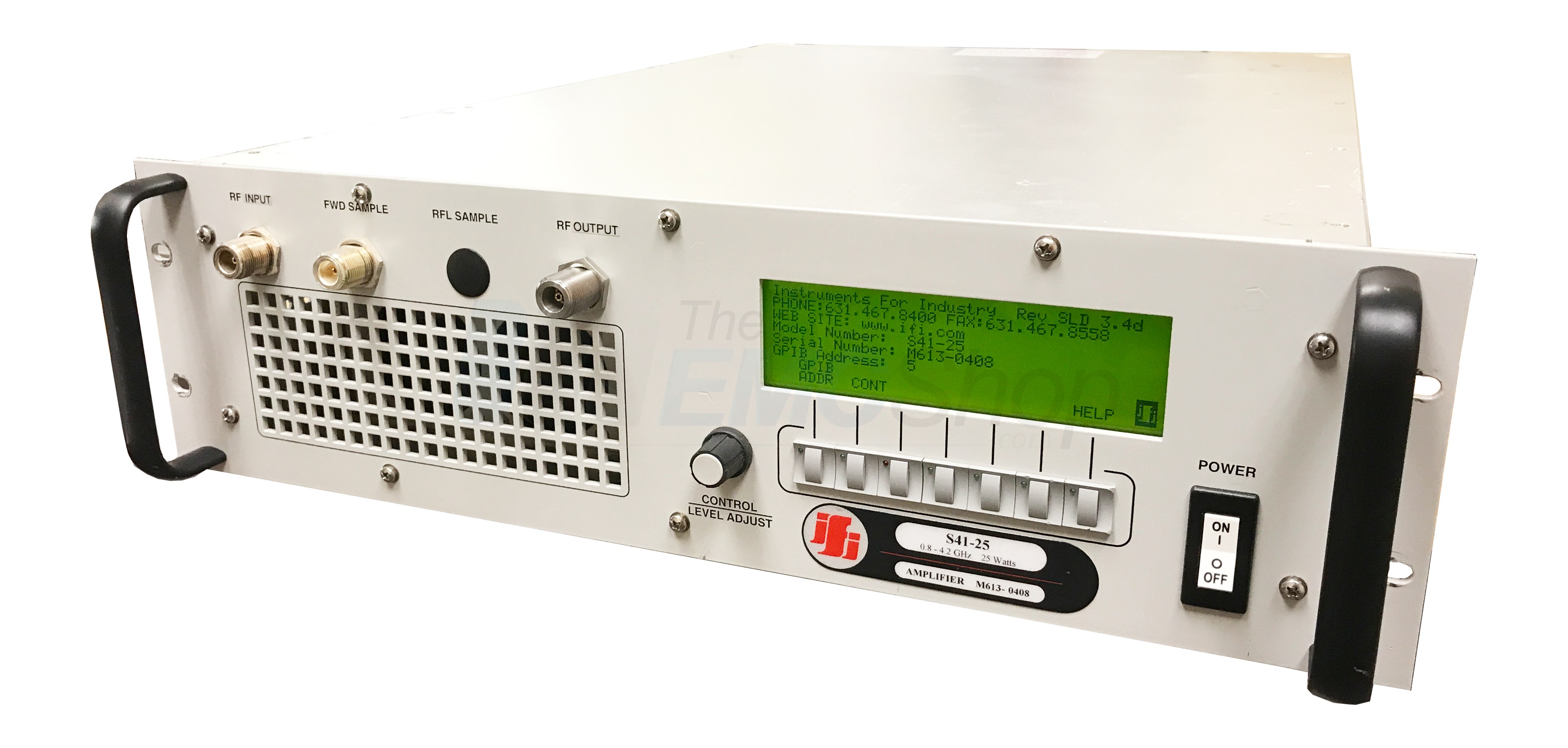 洋書 Solid-State Microwave High-Power Amp IFI S41-25 Solid State RF Power Amplifier