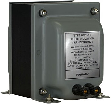 Solar Type 6220-1B Audio Isolation Transformer - The EMC Shop