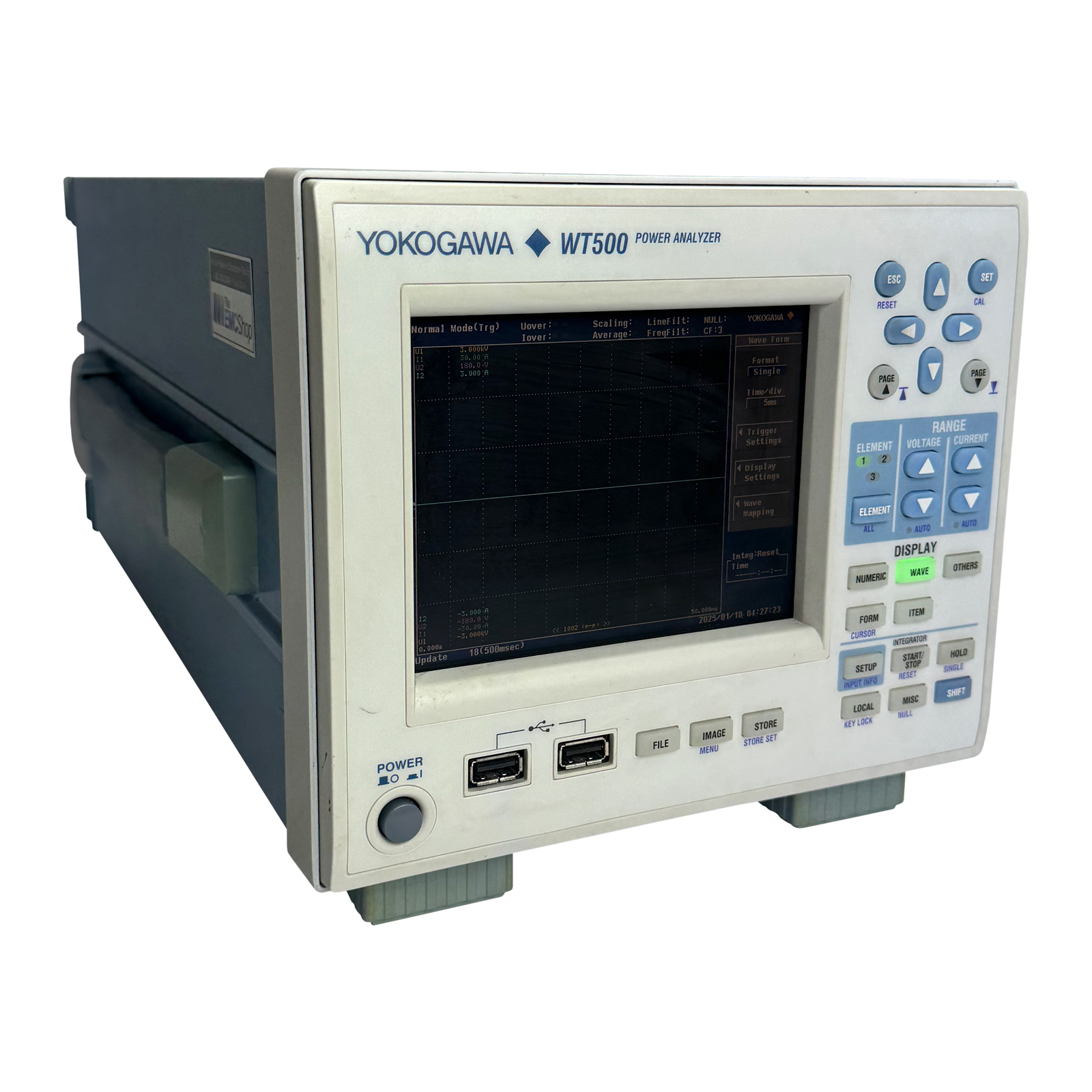 Yokogawa WT500 Mid-Range Power Analyzer - The EMC Shop