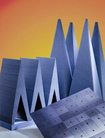 Cuming Microwave C-RAM HFP Hybrid Foam/Ferrite Absorber For EMC
