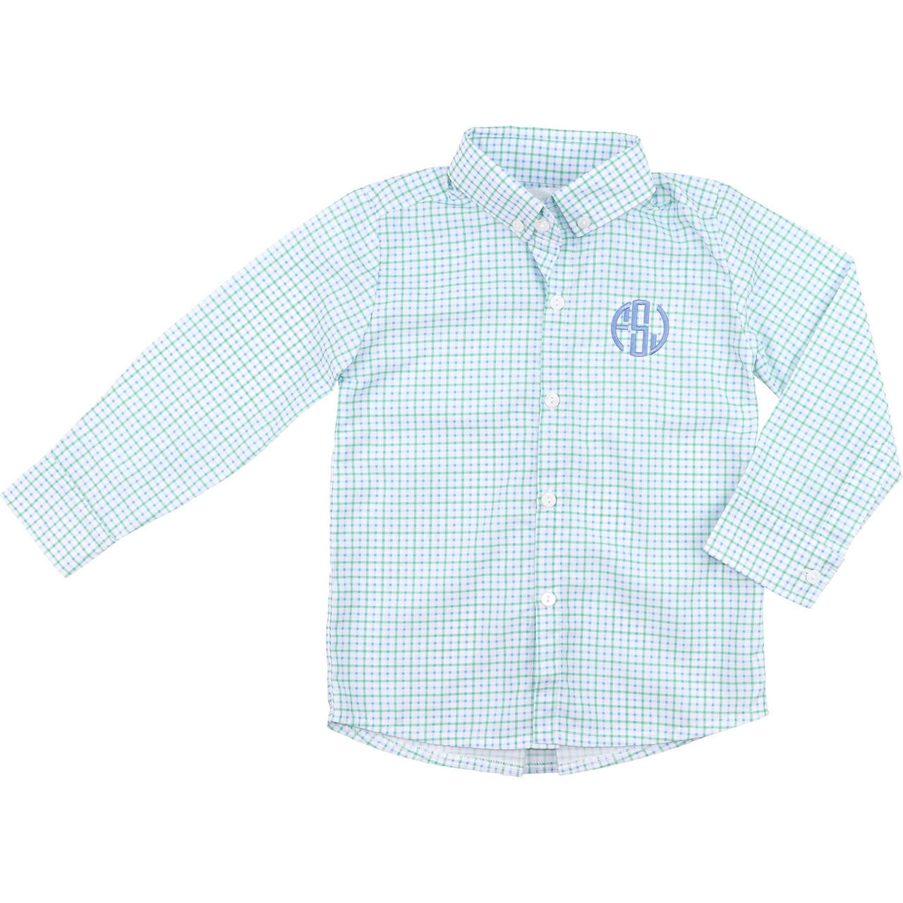 Monogrammed Button Down Shirt