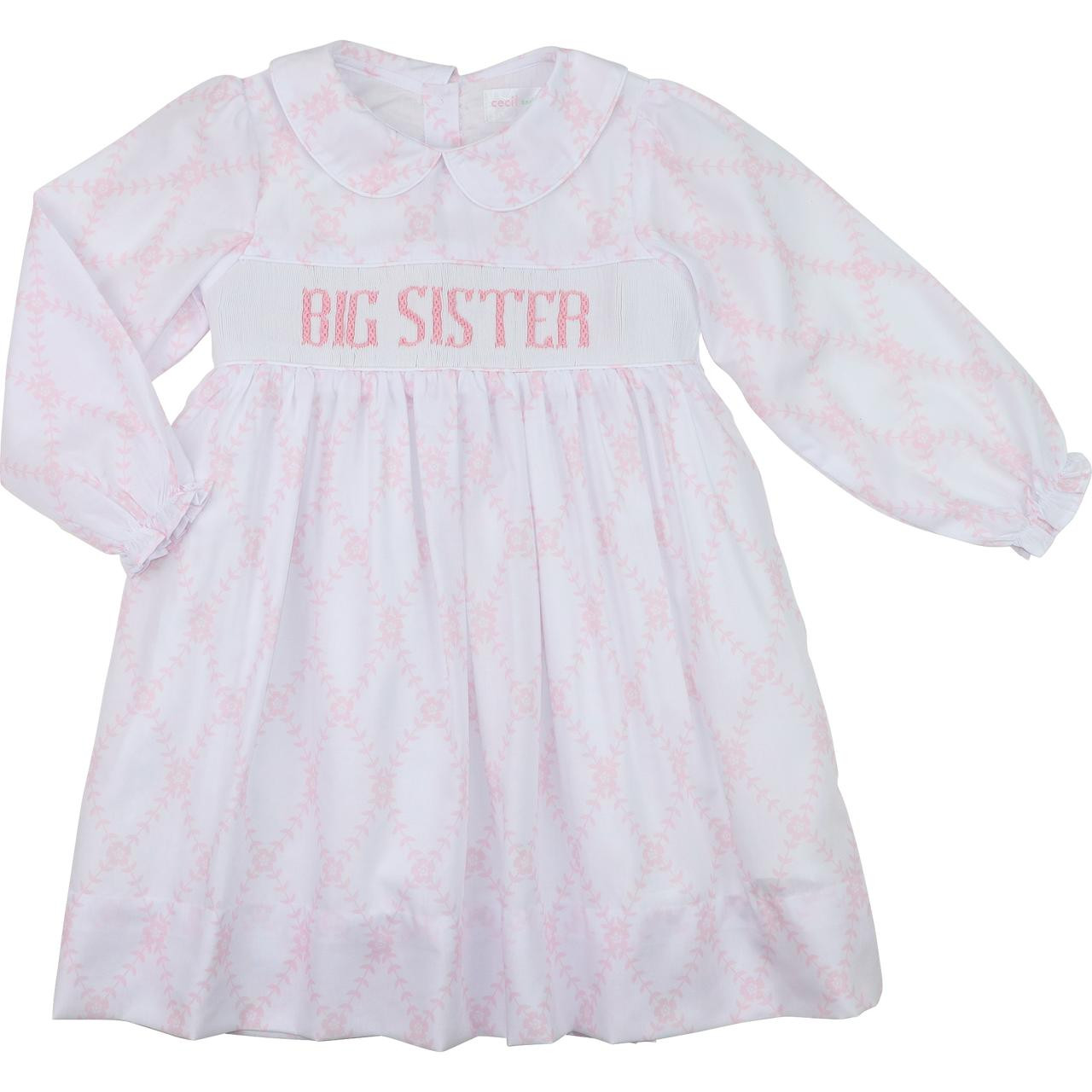 Big sister smocked on sale outfit