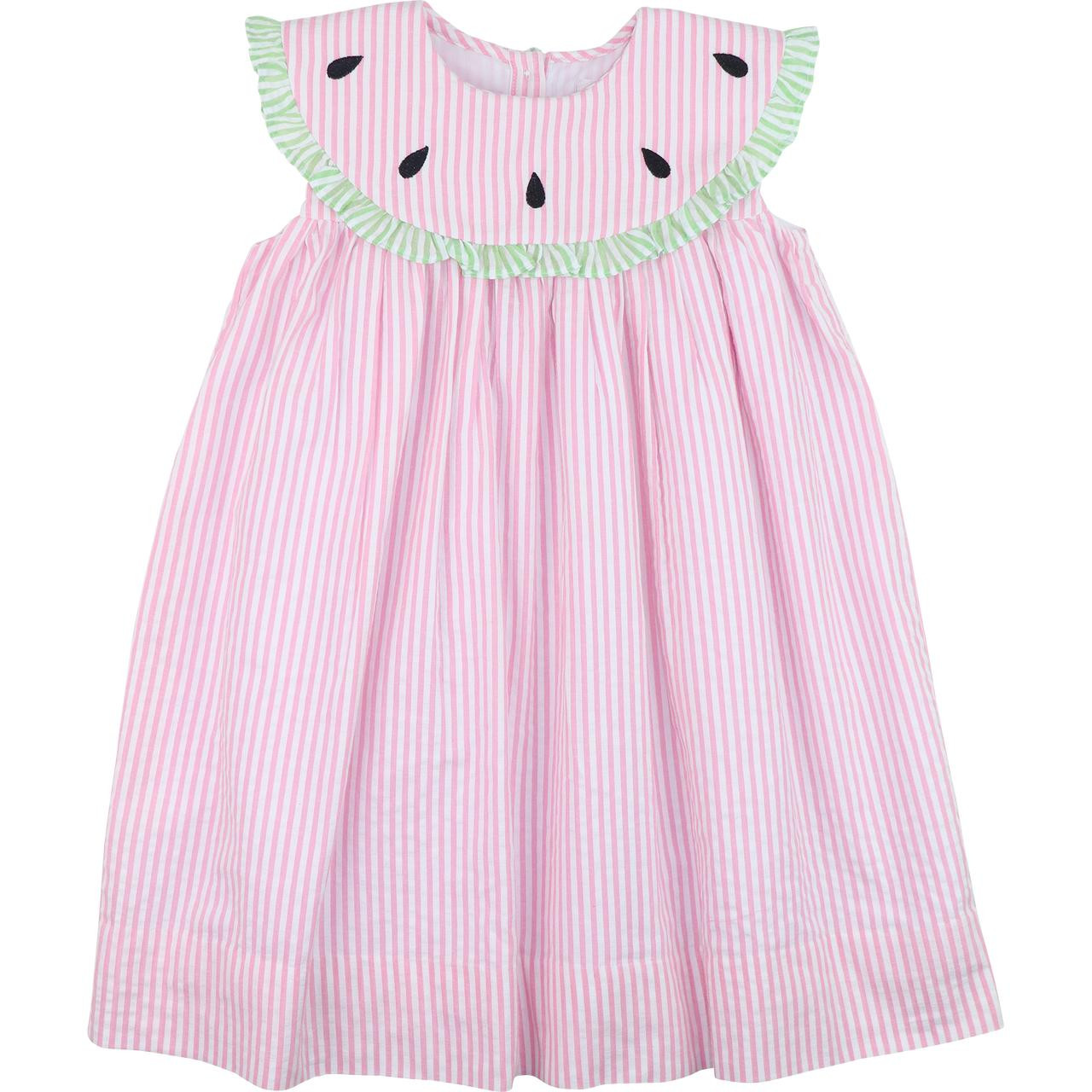 Watermelon smocked shop dress