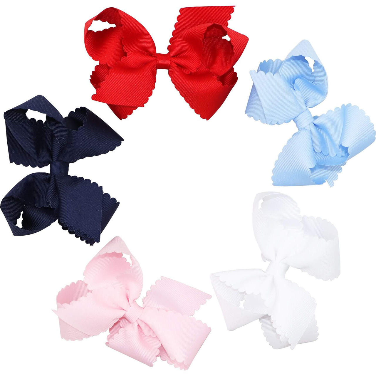 European Grosgrain Long Tail Bow in a Hair Clip – Grace & James Kids