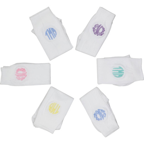 Initialed Ruffle Socks – United Monograms