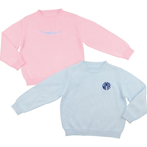 Buy Boys Monogrammed Blue Sweater Blue Sweater for Boys Boys