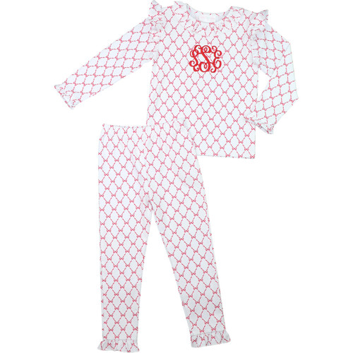 Men's Red Check Pajama Bottoms - Cecil and Lou