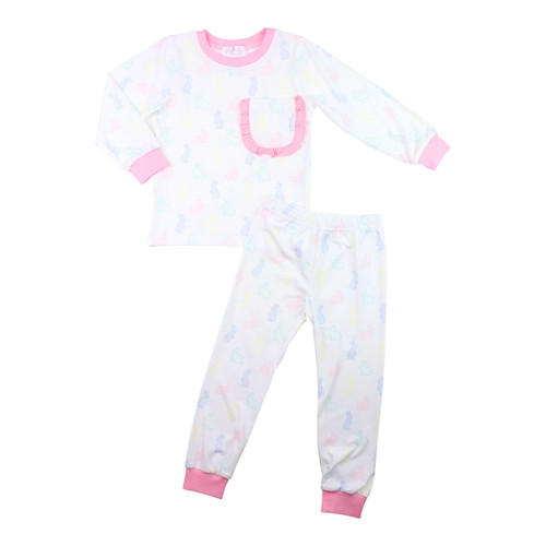 Pink Knit Jellybean Pajamas - Cecil and Lou