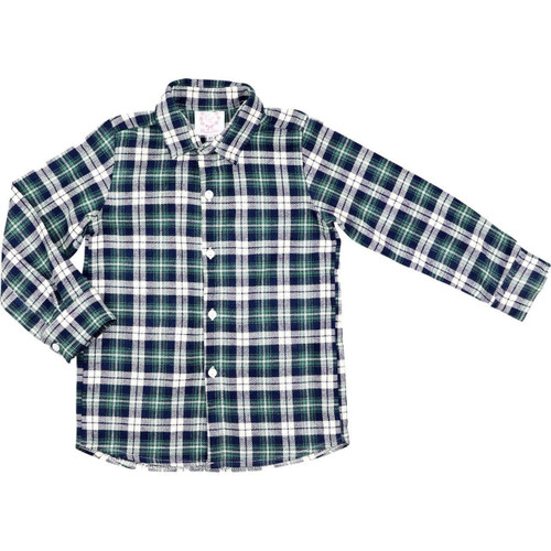 Gymboree Red & Green Flannel Shirt