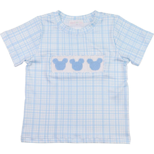 Knit Lou Shirt Ears Mouse - Cecil and Blue Stripe