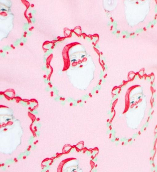 Vintage Pink Santa For Christmas Tissue Paper