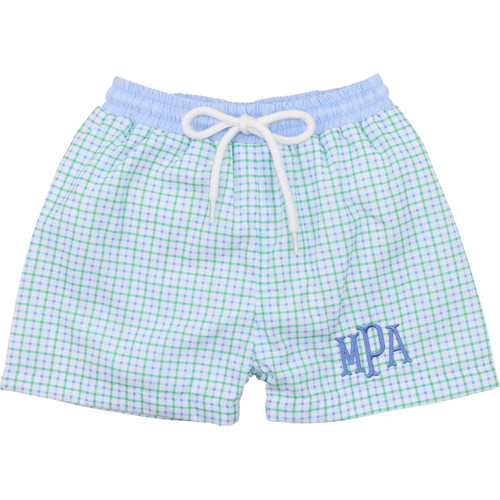 Swim trunks in sailor blue and ultramarine blue Dim Boy