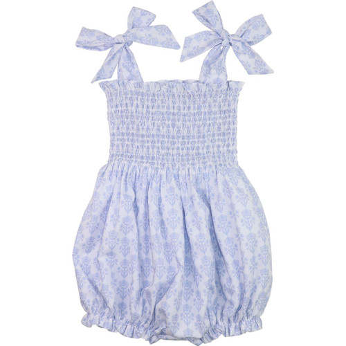 Floral Shoulder Tie Ruffle Diaper Set