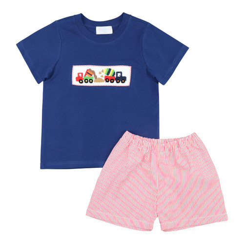 Boys Monogrammed and Smocked Clothing