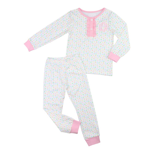 Pink Knit Jelly Bean Pajamas - Cecil and Lou