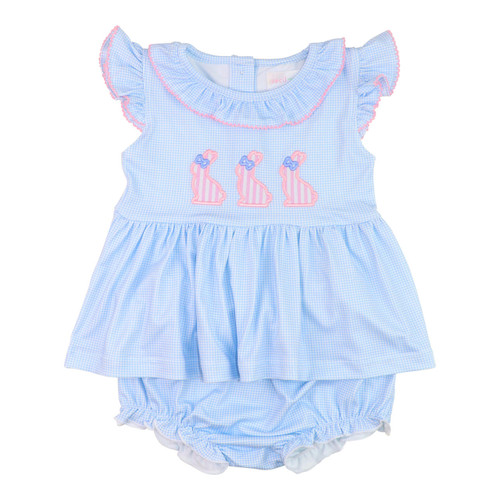 Baby blue gingham set – verypurpleperson